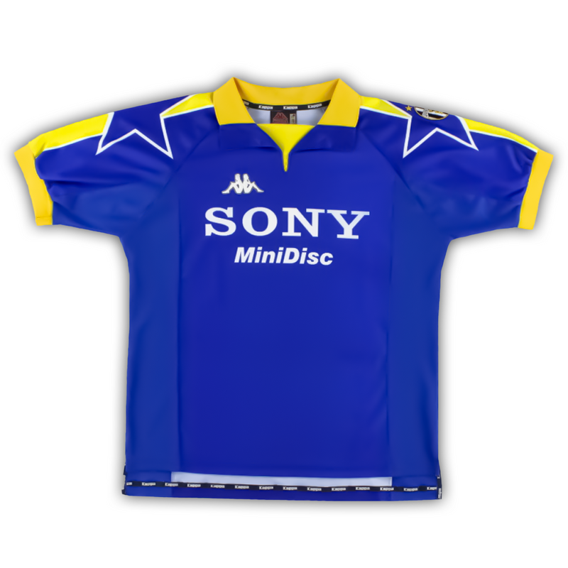 Camisa Juventus Away 1997/98 - Retrô Kappa Masculino - Azul