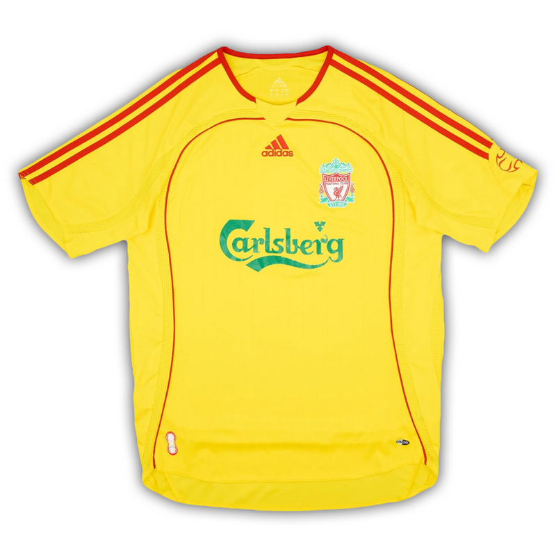 Camisa Liverpool Away 2006/07 - Retrô Adidas Masculino - Amarelo