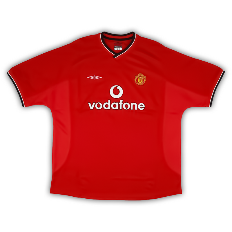 Camisa Manchester United Home 2000/01 - Retrô Umbro Masculino - Vermelho