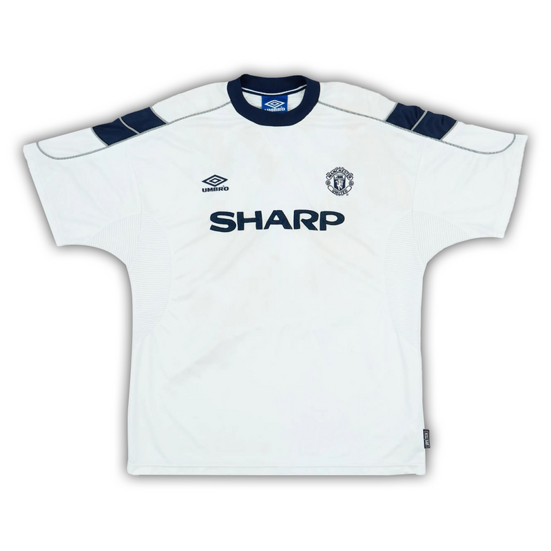 Camisa Manchester United Third 1999/00 - Retrô Umbro Masculino - Branco