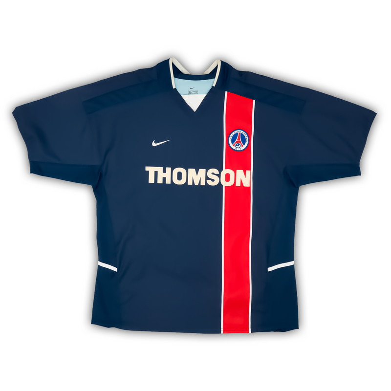 Camisa PSG Home 2002/03 - Retrô Nike Masculino - Azul e vermelho