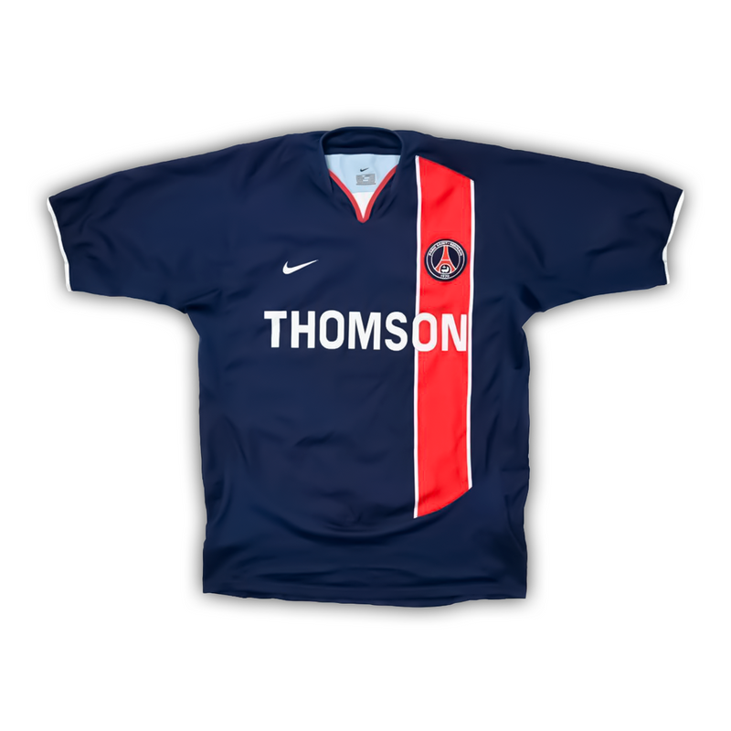 Camisa PSG Home 2003/04 - Retrô Nike Masculino - Azul e vermelho