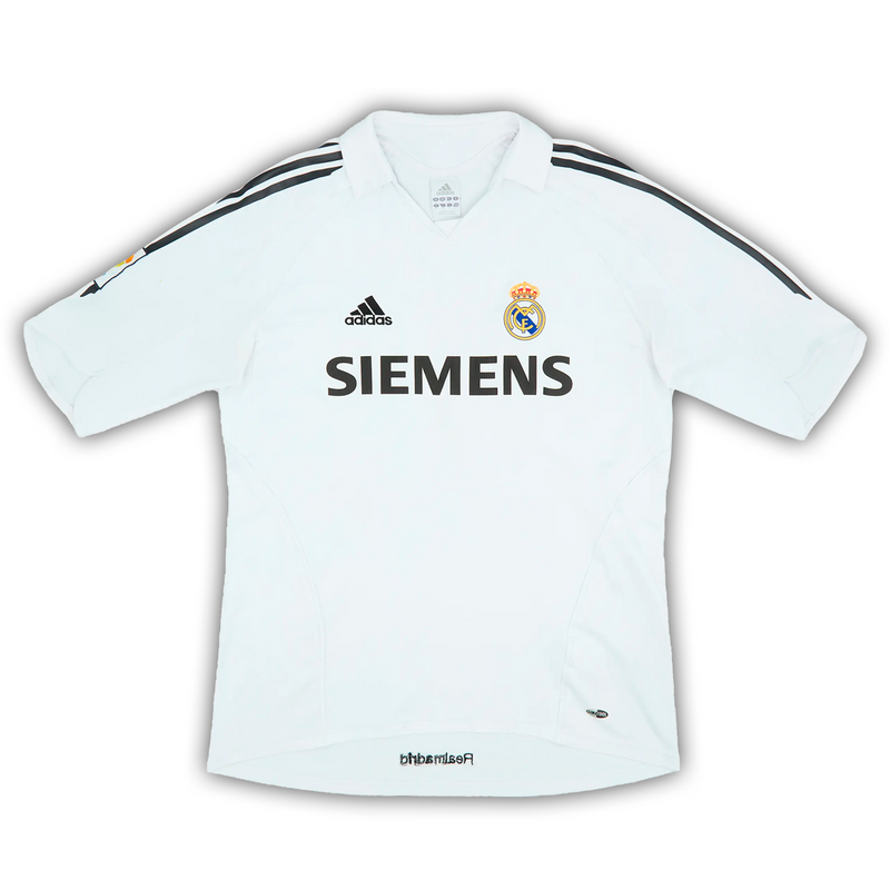 Camisa Real Madrid Home 2005/06 - Retrô Adidas Masculina - Branca