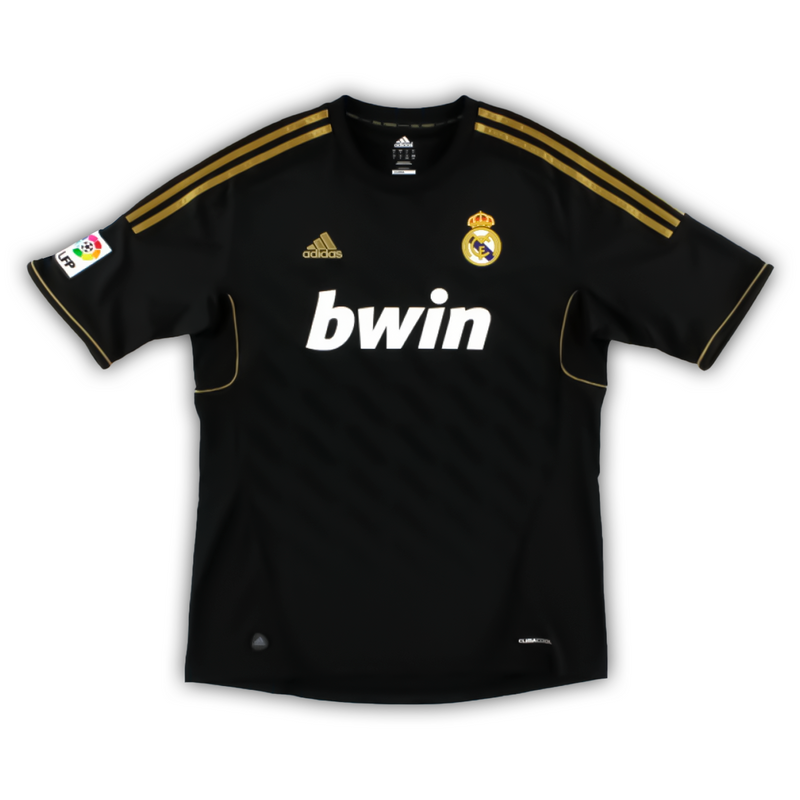 Camisa Real Madrid Away 2011/12 - Retrô Adidas Masculino - Preto