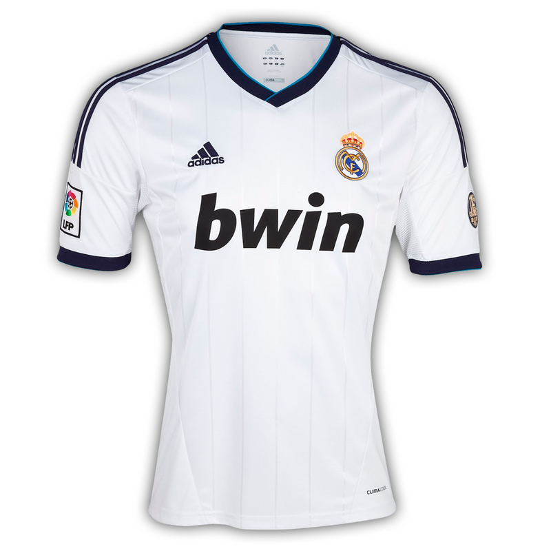 Camisa Real Madrid Home 2012/13 - Retrô Adidas Masculina - Branca