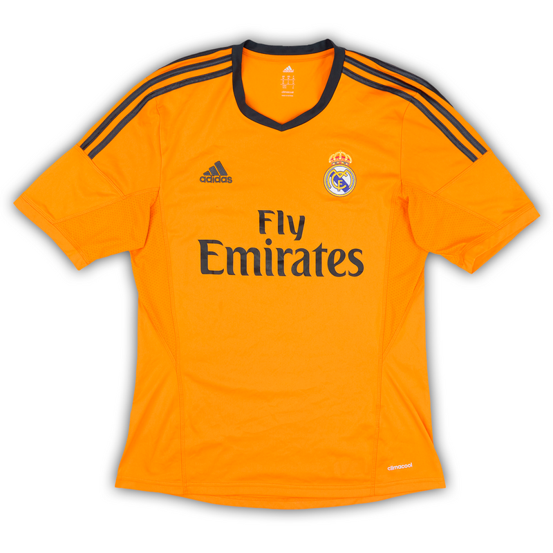 Camisa Real Madrid Third 2013/14 - Retrô Adidas Masculina - Laranja
