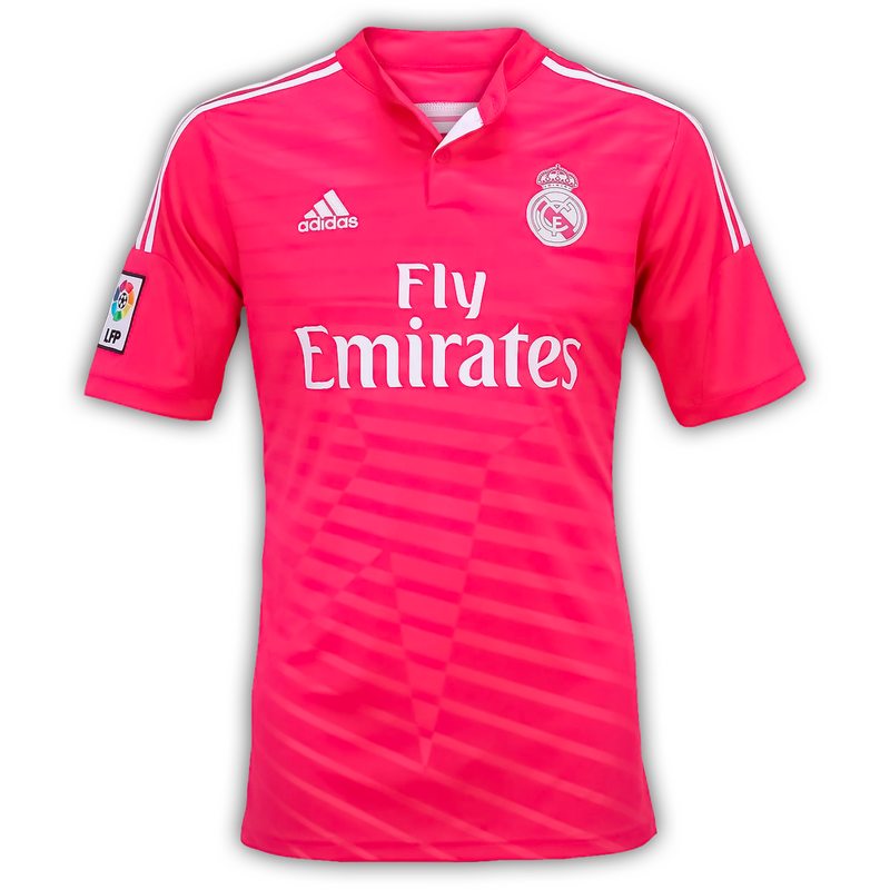 Camisa Real Madrid Away 2014/15 - Retrô Adidas Masculina - Rosa