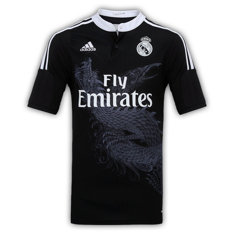 Camisa Real Madrid Third 2014/15 - Retrô Adidas Masculina - Preta