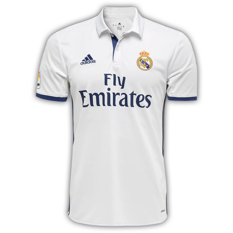Camisa Real Madrid Home 2016/17 Retro Adidas Masculina - Branca