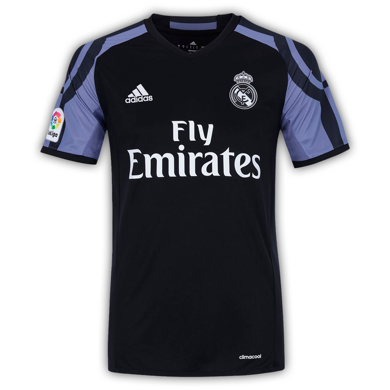 Camisa Real Madrid Third 2016/17 - Retrô Adidas Masculina - Preta