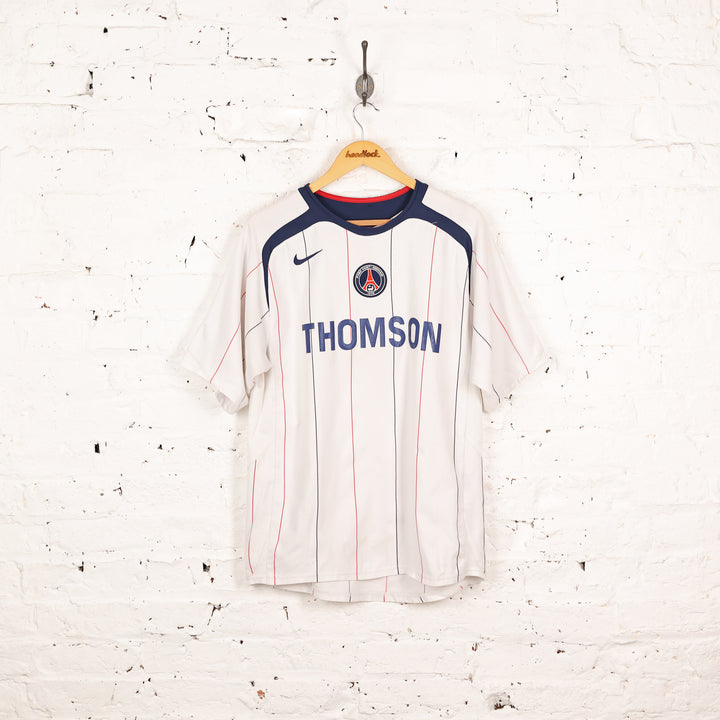 Camisa PSG Away 2005/06 - Retrô Nike Masculino - Branco