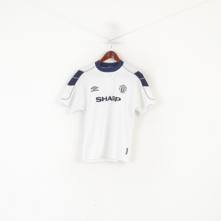 Camisa Manchester United Third 1999/00 - Retrô Umbro Masculino - Branco