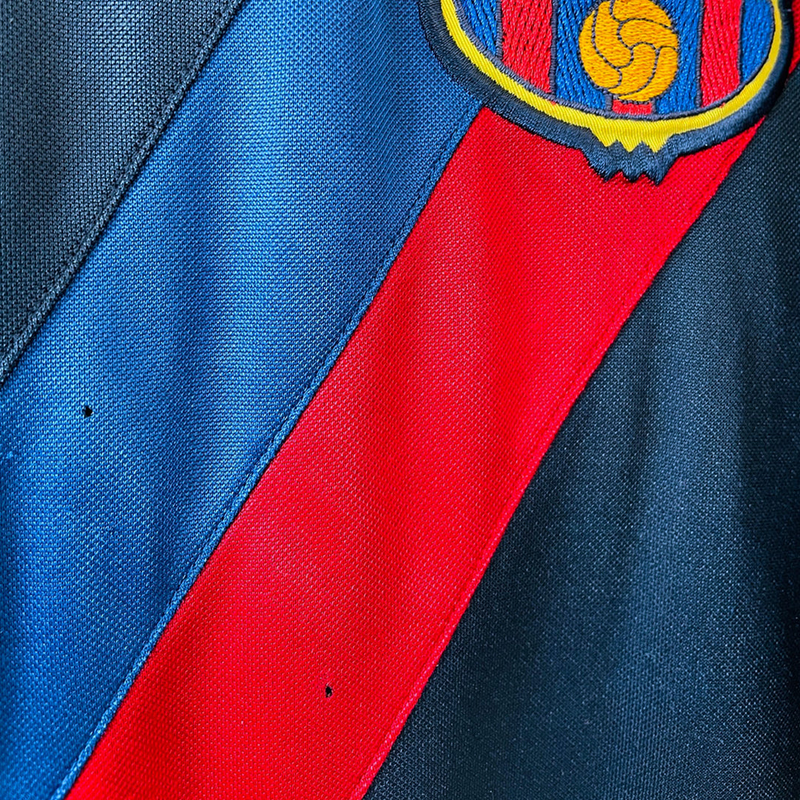 Camisa Barcelona Away 2002/03 - Retrô Nike Masculino - Azul