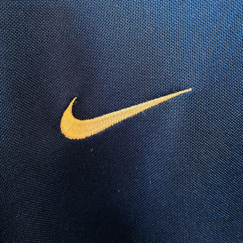 Camisa Barcelona Away 2002/03 - Retrô Nike Masculino - Azul