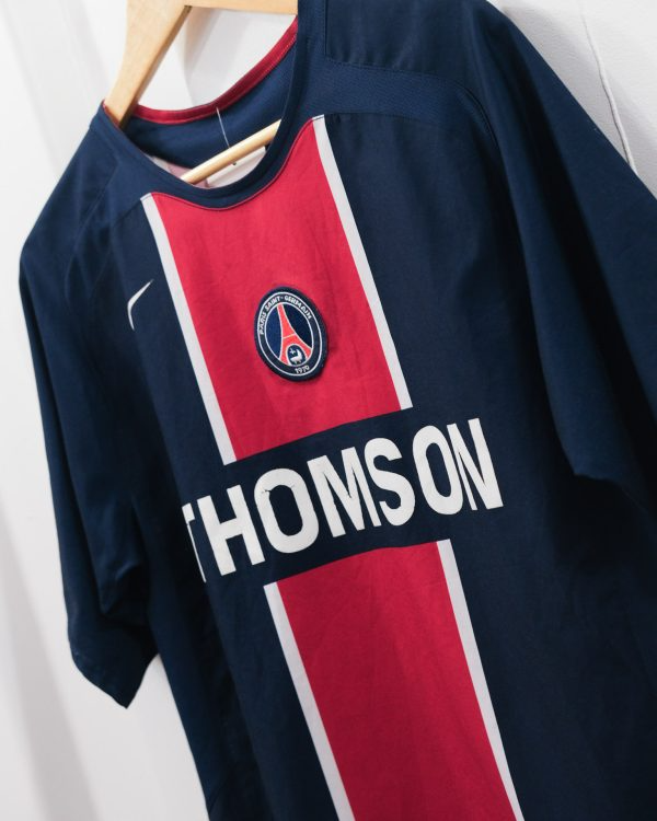 Camisa PSG Home 2005/06 - Retrô Nike Masculino - Azul e Vermelho