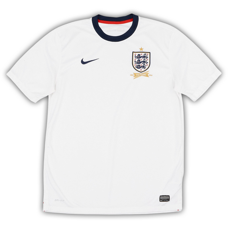 Camisa Inglaterra Home 2013 - Retrô Nike Masculino - Branco