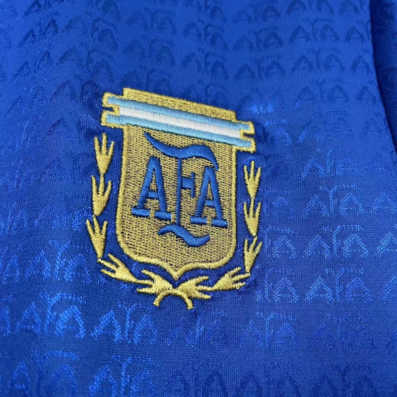 Camisa Argentina Away 1994 - Retrô Adidas Masculino - Azul