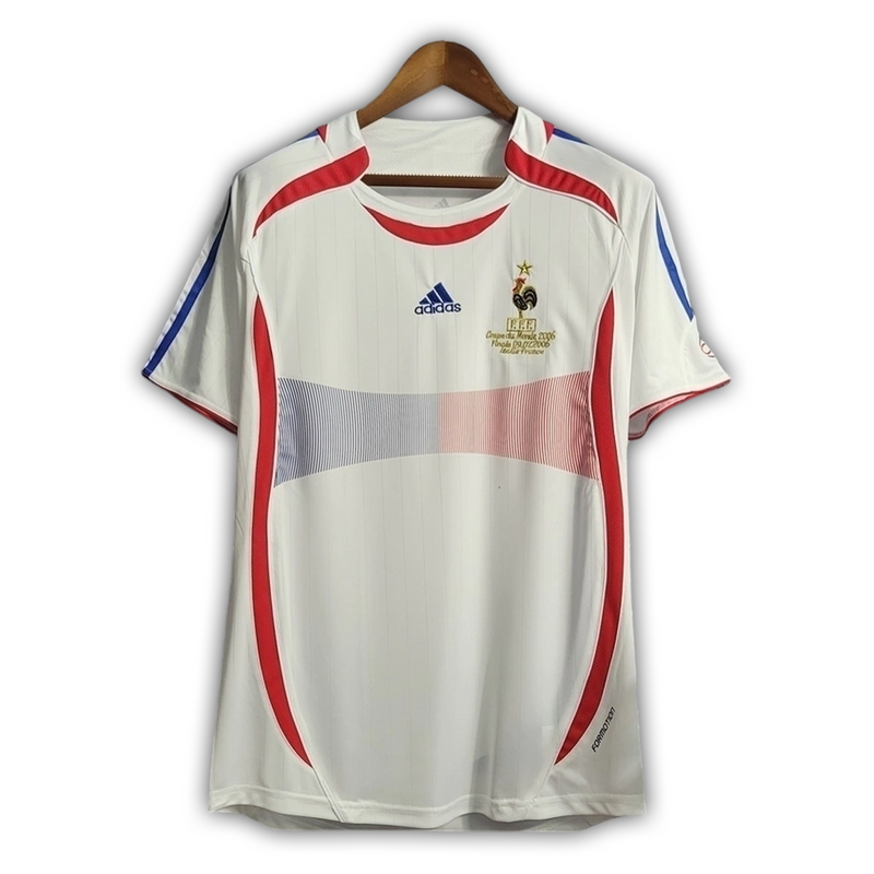 Camisa França Away 2006 - Retrô Adidas Masculino - Branco