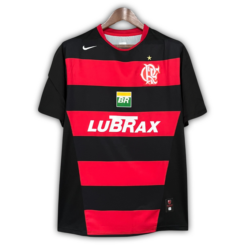 Camisa Flamengo Third 2005/06 - Retrô Nike Masculino - Preto e Vermelho