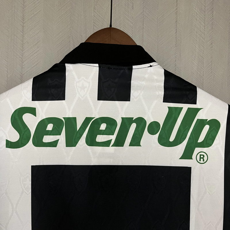 Camisa Botafogo Home 1995/96 - Retrô Finta Masculino - Preto e Branco