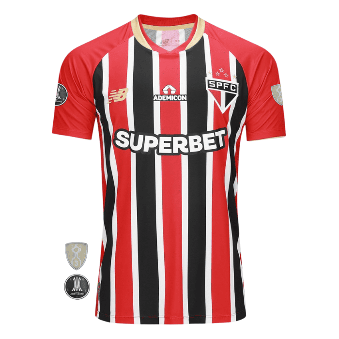 Camisa São Paulo II 2025/26 Masculina - Vermelha e Branca