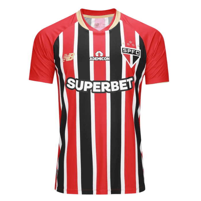 Camisa São Paulo II 2025/26 Masculina - Vermelha e Branca