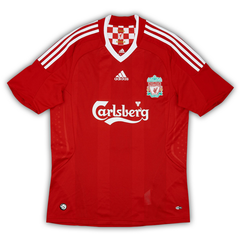 Camisa Liverpool Home 2008/09 - Retrô Adidas Masculino - Vermelho