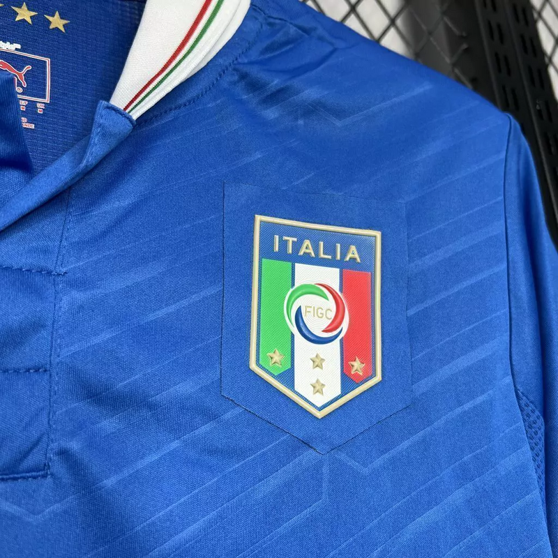 Camisa Itália Home 2012 - Retrô Puma Masculino - Azul