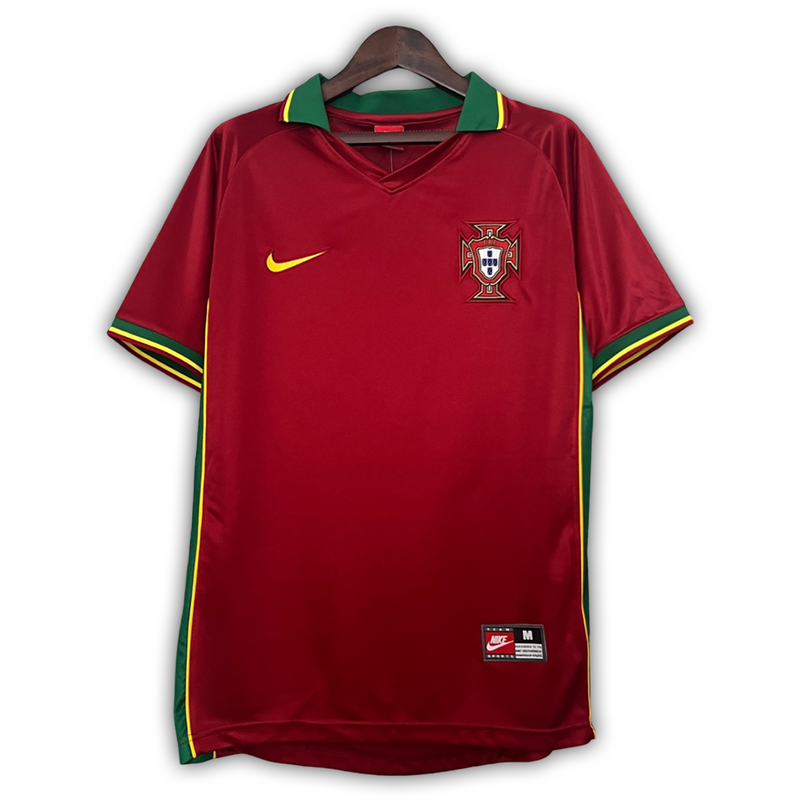Camisa Portugal Home 1997 - Retrô Nike Masculino - Vermelho