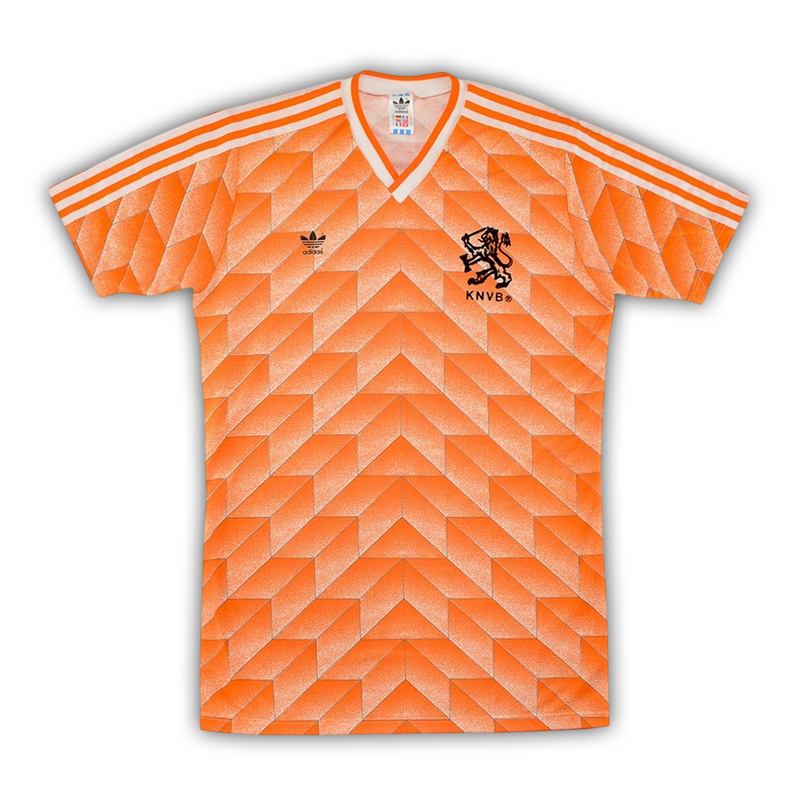 Camisa Holanda Home 1988 - Retrô Adidas Masculino - Laranja