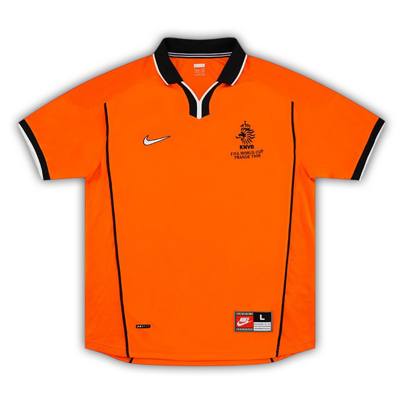 Camisa Holanda Home 1998 - Retrô Nike Masculino - Laranja