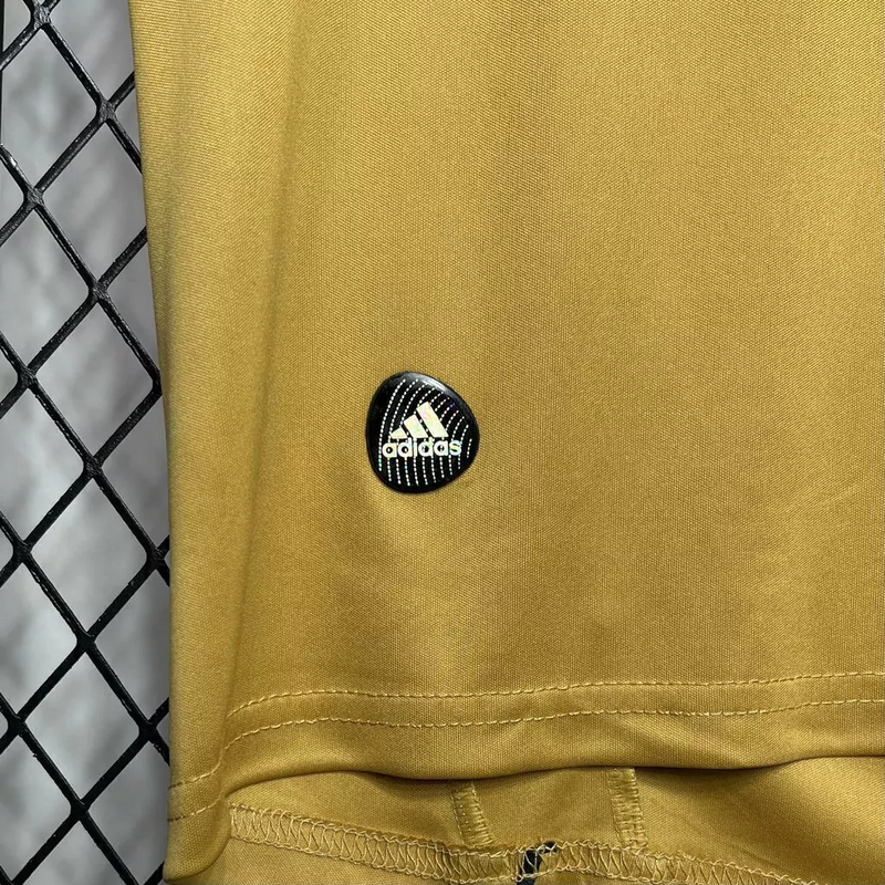 Camisa Espanha Away 2008 - Retrô Adidas Masculino - Dourado