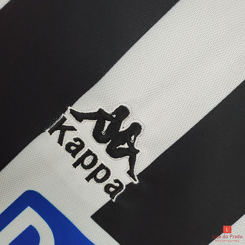 Camisa Juventus Home 1994/95 - Retrô Kappa Masculino - Preto e Branco