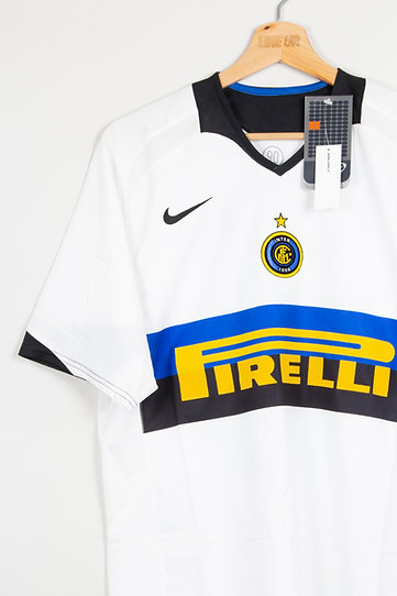 Camisa Inter de Milão Away 2005/06 - Retrô Nike Masculino - Branco