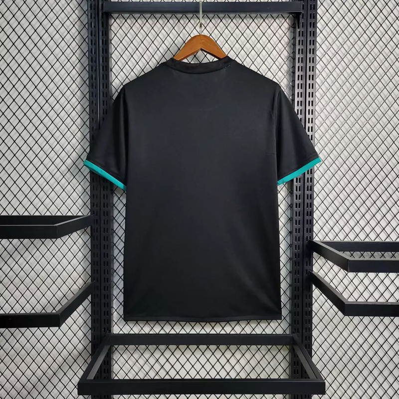 Camisa Real Madrid Away 2017/18 - Retrô Adidas Masculina - Preta