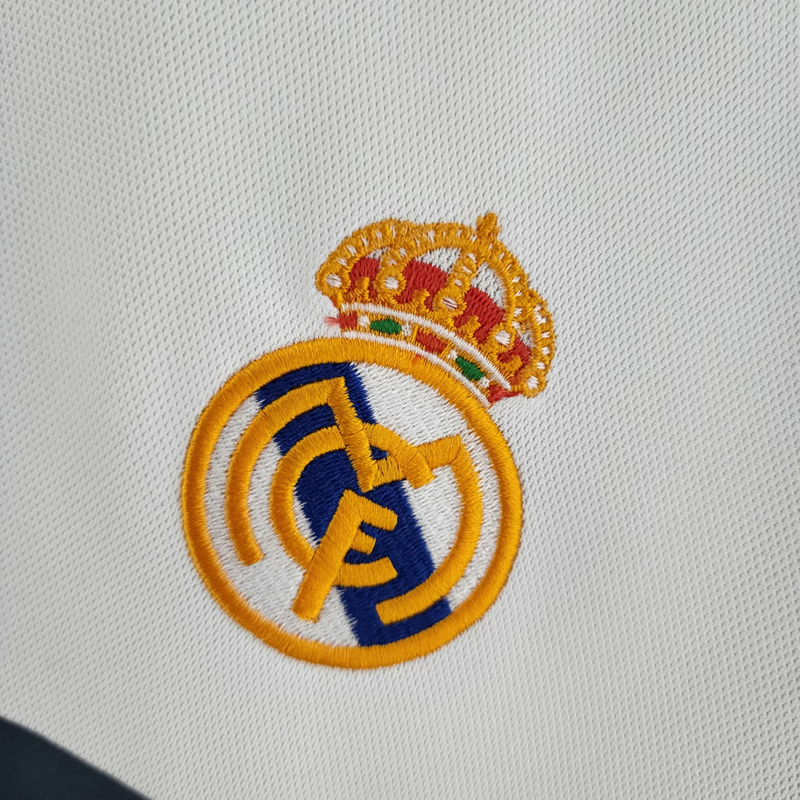 Camisa Real Madrid Home 2000/01 - Retrô Adidas Masculina - Branca