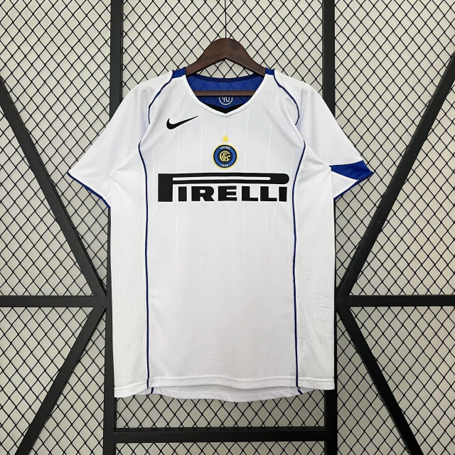 Camisa Inter de Milão Away 2004/05 - Retrô Nike Masculino - Branco