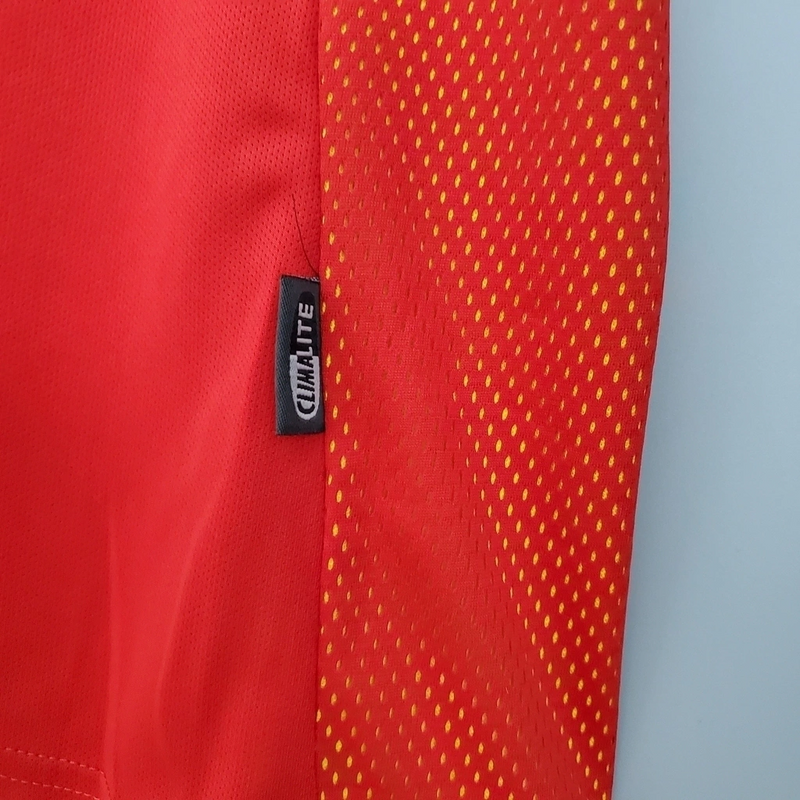 Camisa Espanha Home 2002 - Retrô Adidas Masculino - Vermelho