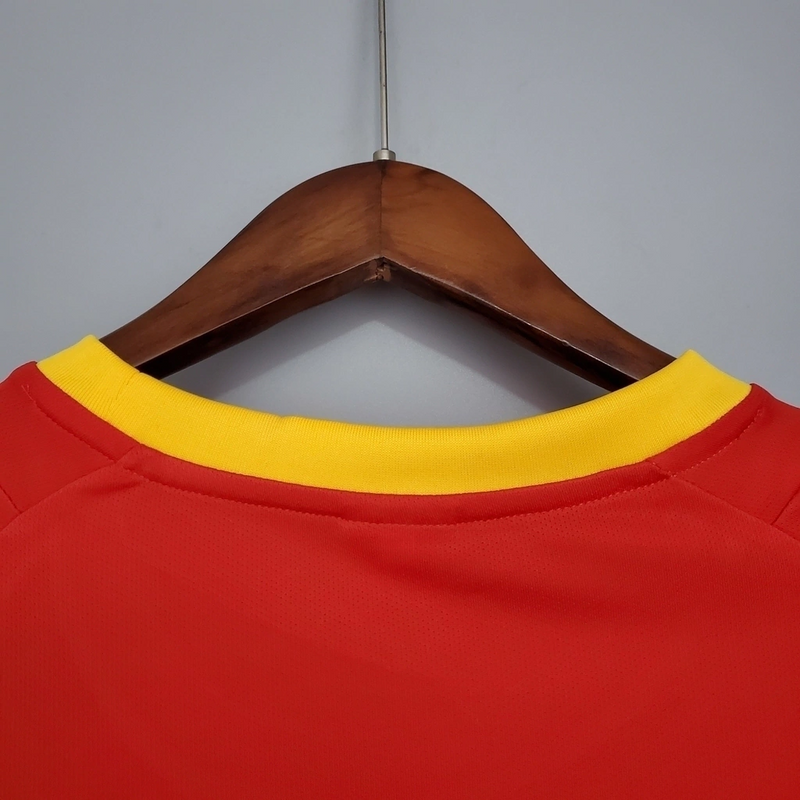 Camisa Espanha Home 2002 - Retrô Adidas Masculino - Vermelho