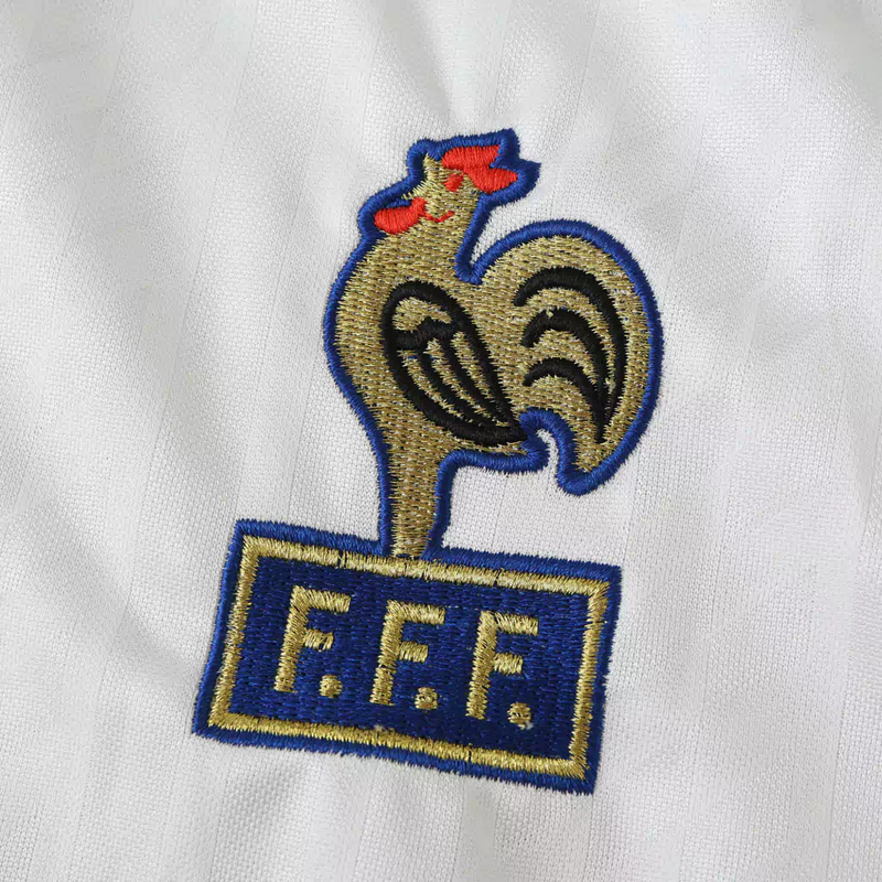 Camisa França Away 1994 - Retrô Adidas Masculino - Branco