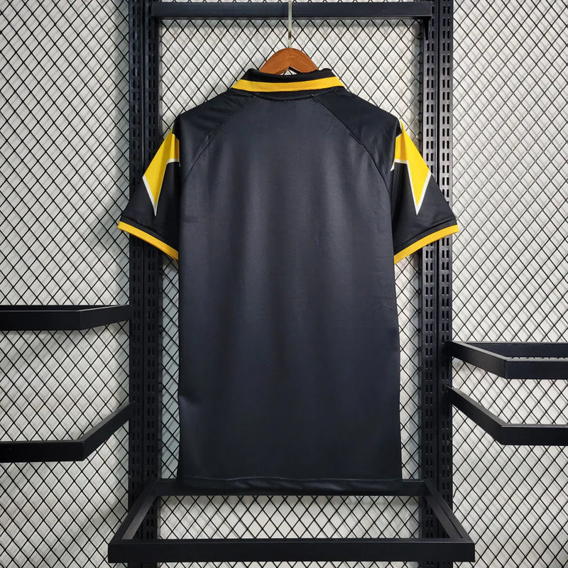 Camisa Juventus Third 1995/96 - Retrô Kappa Masculino - Preto