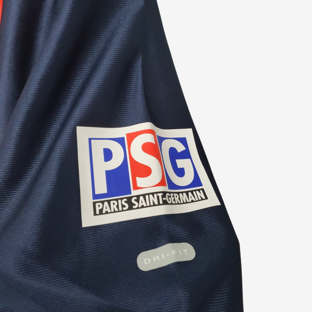 Camisa PSG Home 2001/02 - Retrô Nike Masculino - Azul e vermelho