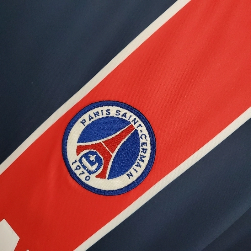 Camisa PSG Home 2002/03 - Retrô Nike Masculino - Azul e vermelho