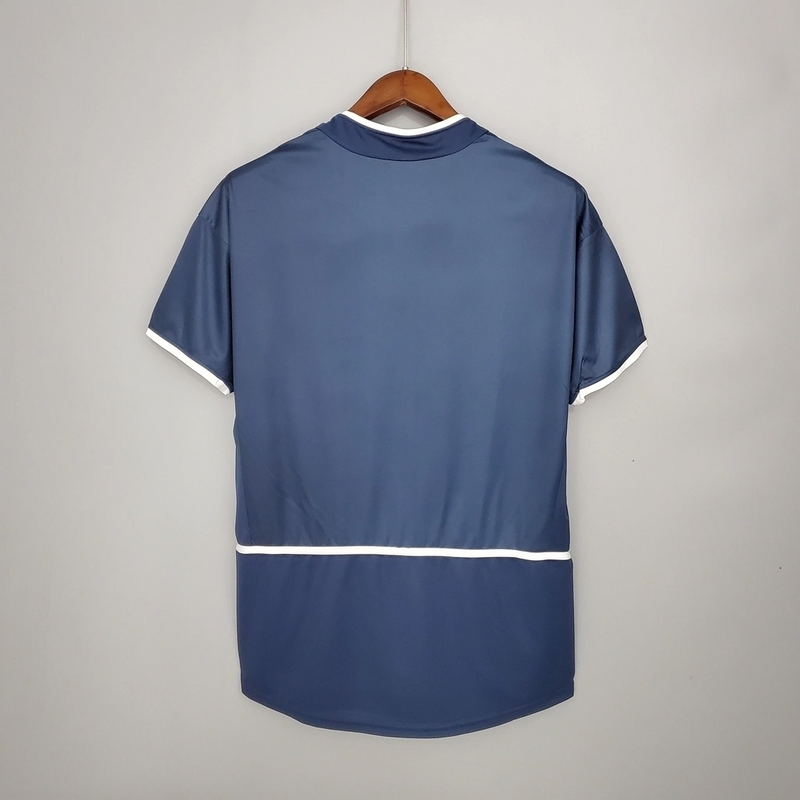Camisa PSG Home 2002/03 - Retrô Nike Masculino - Azul e vermelho