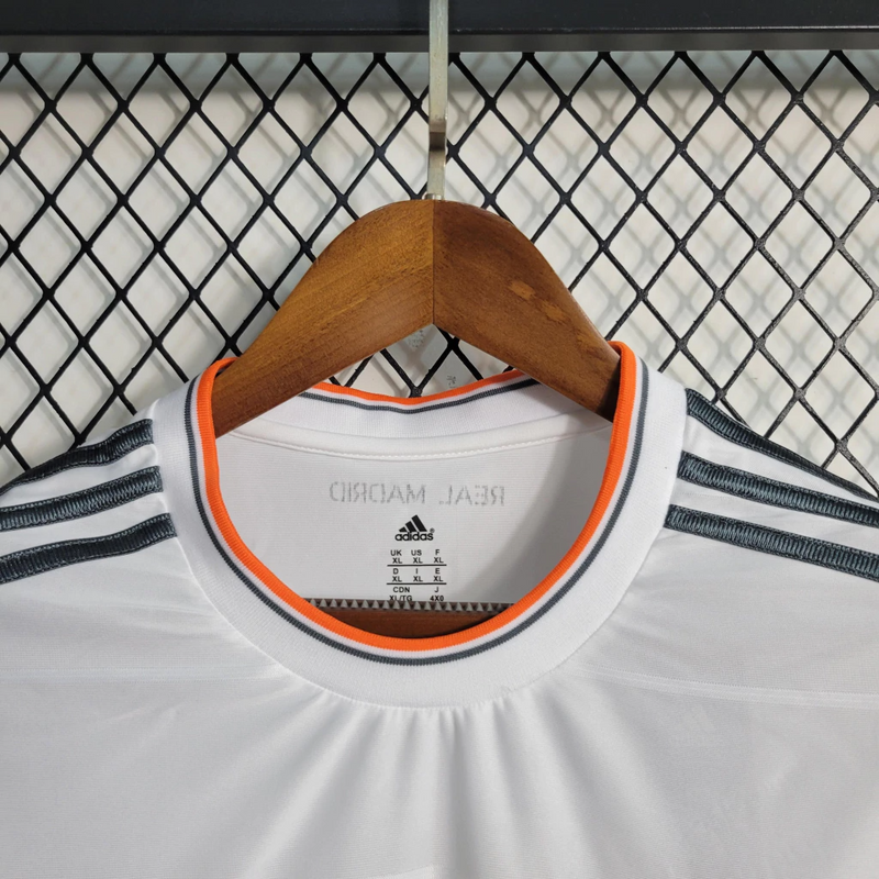 Camisa Real Madrid Home 2013/14 - Retrô Adidas Masculina - Branca