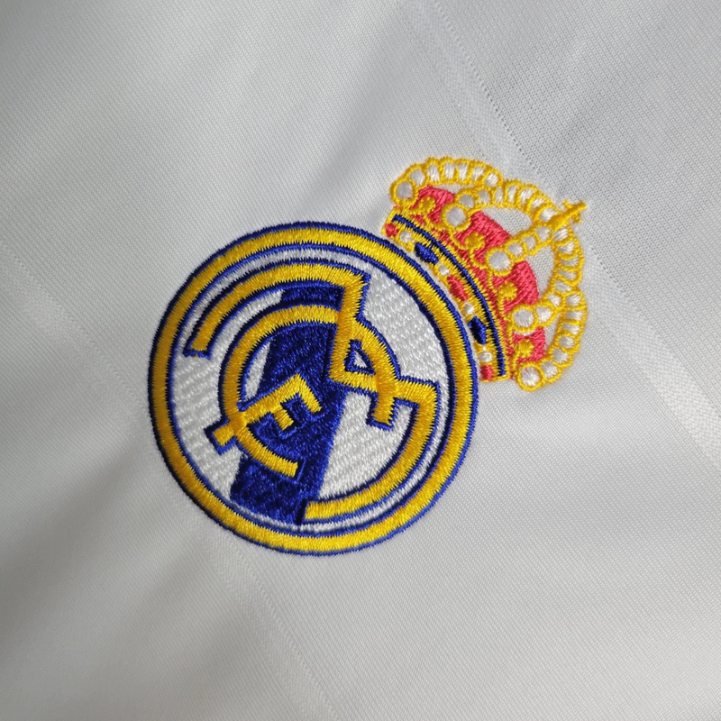 Camisa Real Madrid Home 2013/14 - Retrô Adidas Masculina - Branca