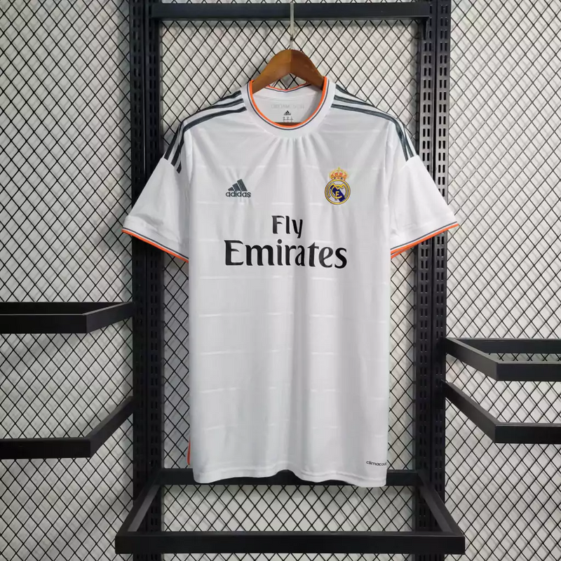 Camisa Real Madrid Home 2013/14 - Retrô Adidas Masculina - Branca