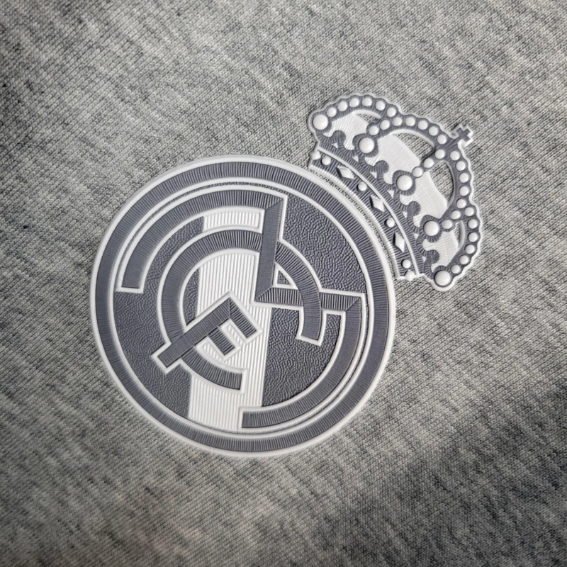 Camisa Real Madrid Away 2015/16 - Retrô Adidas Masculina - Cinza