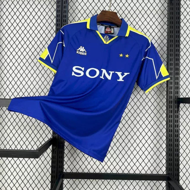 Camisa Juventus Away 1996/97 - Retrô Kappa Masculino - Azul