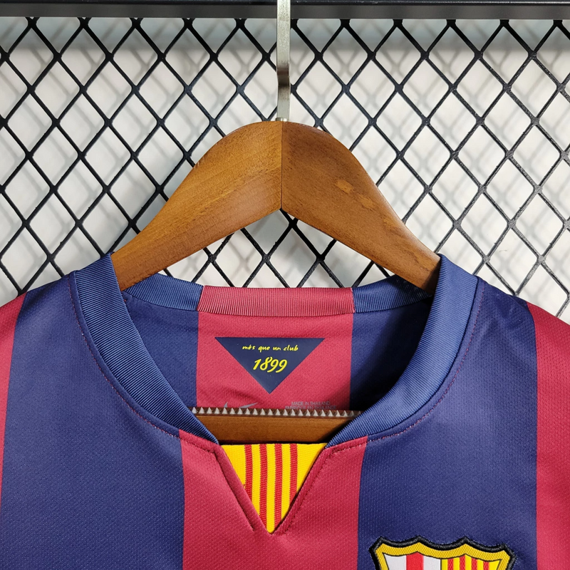 Camisa Barcelona Home 2014/15 - Retrô Nike Masculina - Azul e Grená